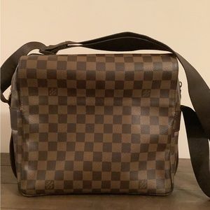 Louis Vuitton Naviglio Damier Ebene Messenger Bag